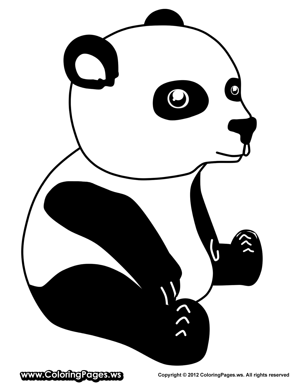 panda mother baby coloring pages - photo #31