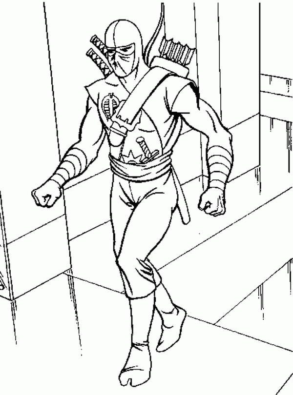 Army Ninja Coloring Pages - Coloring Home
