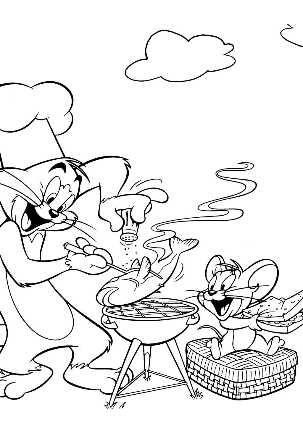 Mama Is Cooking Coloring Book Pages To Print Food For Preschoolers –  Slavyanka