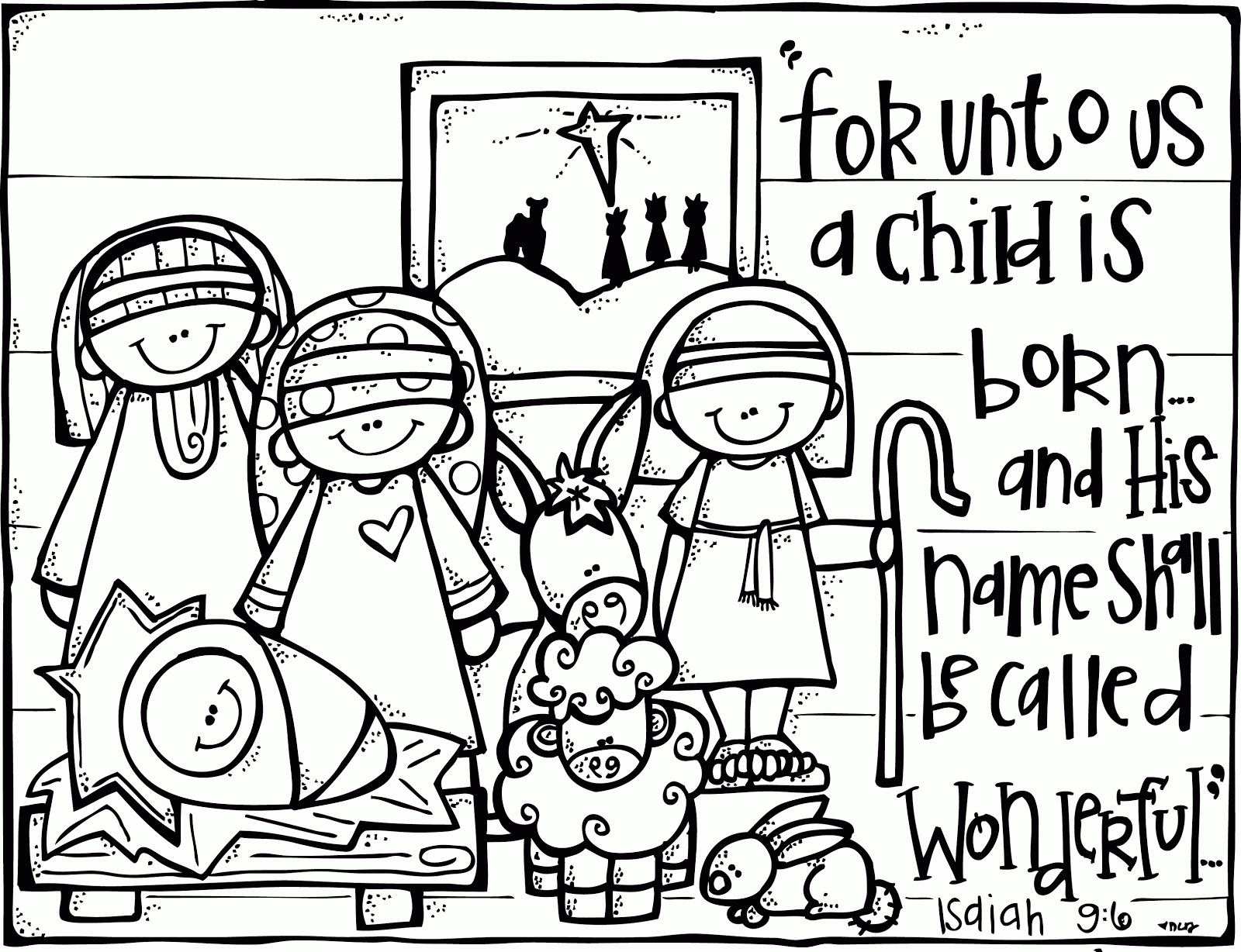 Happy Birthday Jesus Coloring Page (15 Pictures)