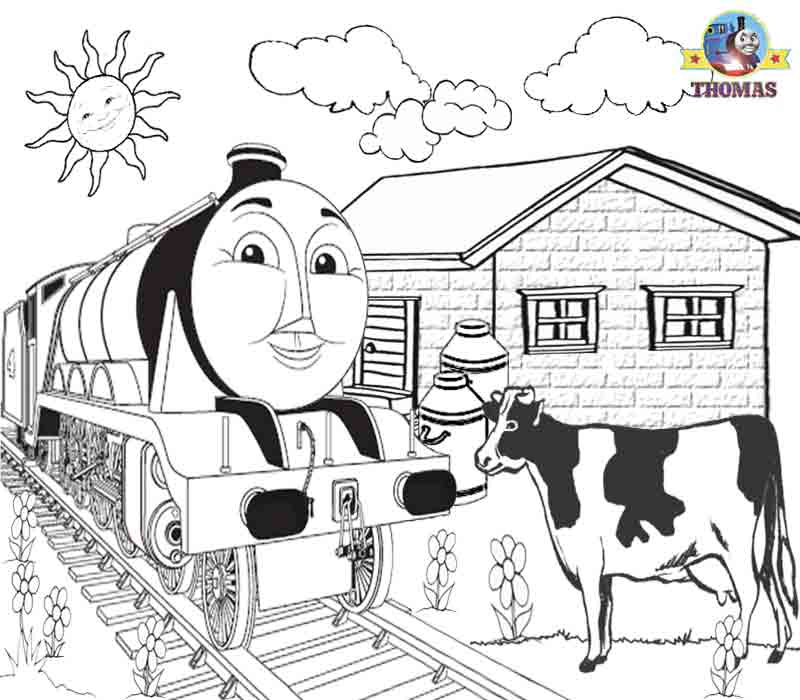 Kids Free online coloring pages Thomas train printable pictures ...