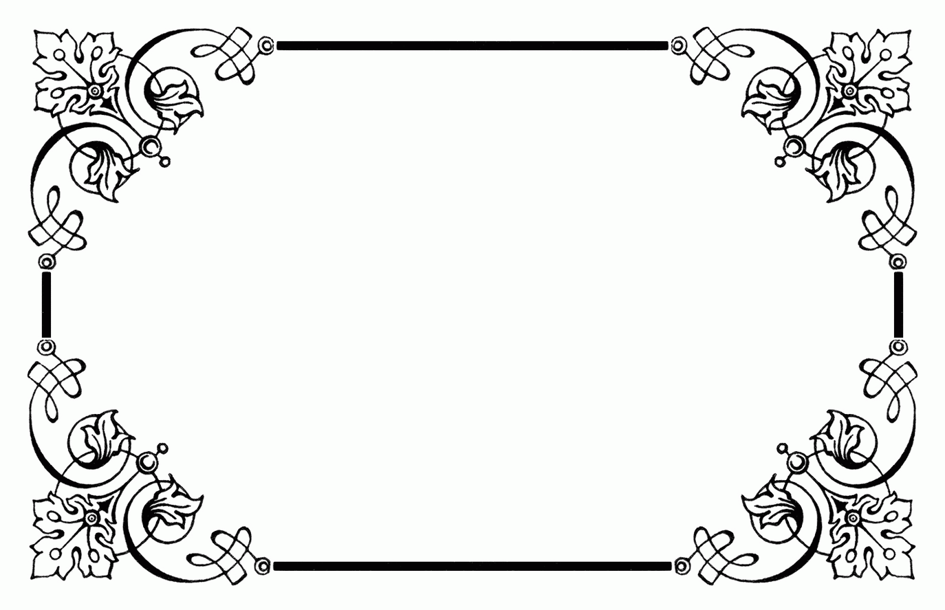 Picture Frame Coloring Page Coloring Home