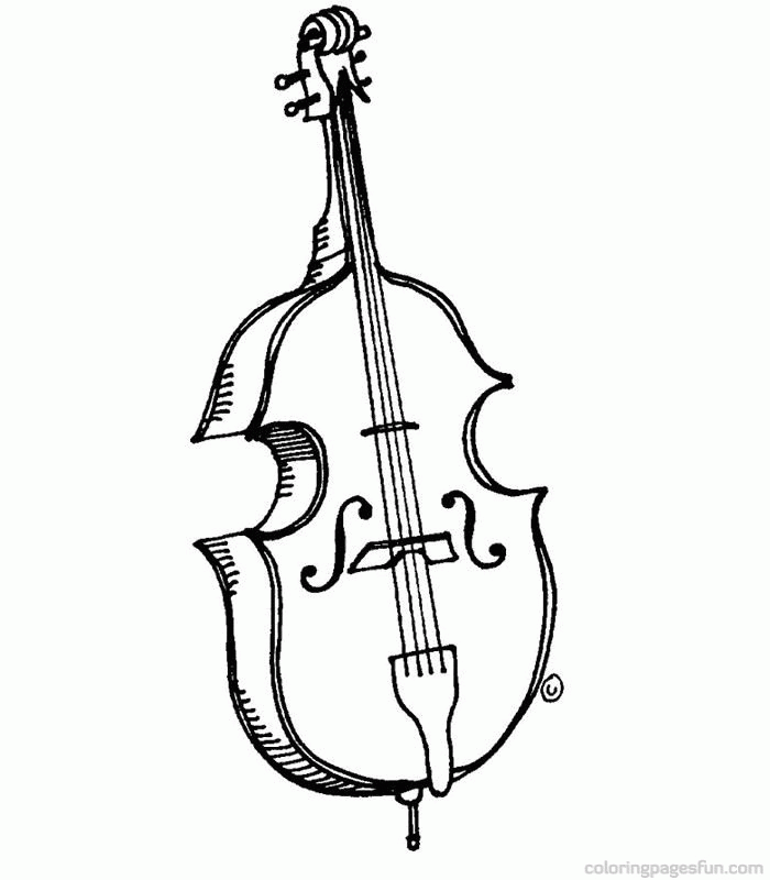 Musical Instrument Coloring Pages Print Out - Coloring Home