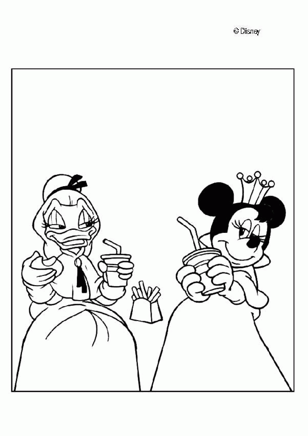 minnie mouse halloween coloring pages | Coloring Pages For Kids