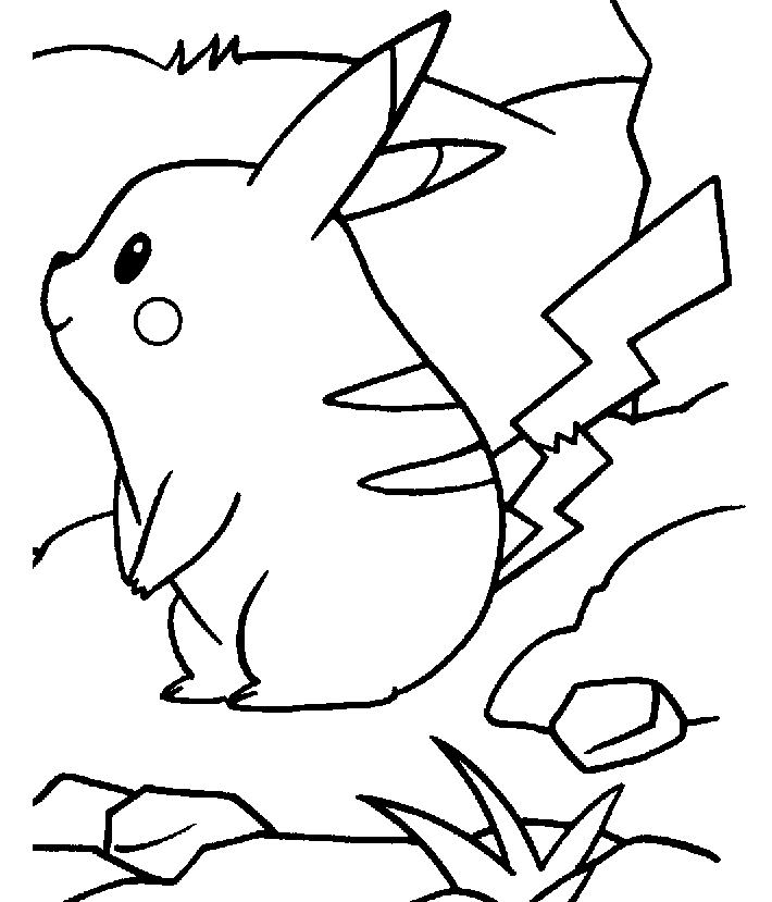 Pokemon Coloring Pages Pikachu - Coloring Home