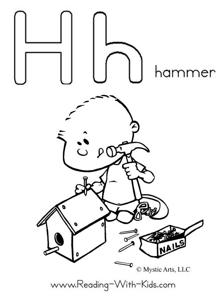 961 Cartoon 4 H Coloring Pages for Kindergarten
