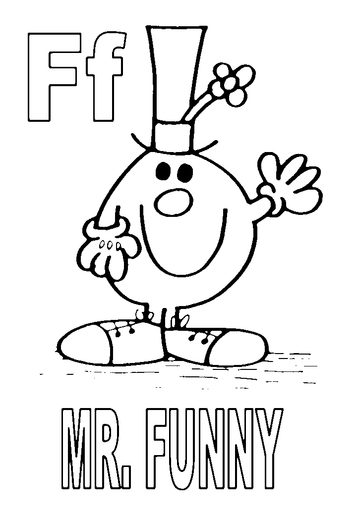 mr men and littllovely Colouring Pages (page 2)