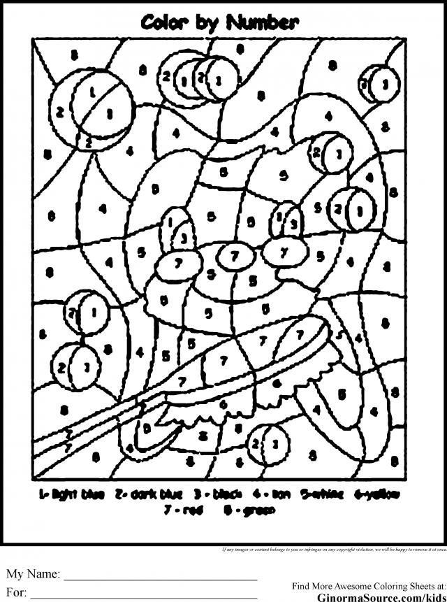 Easter Bunny Coloring Pages Color Numbers Letscoloring 261931
