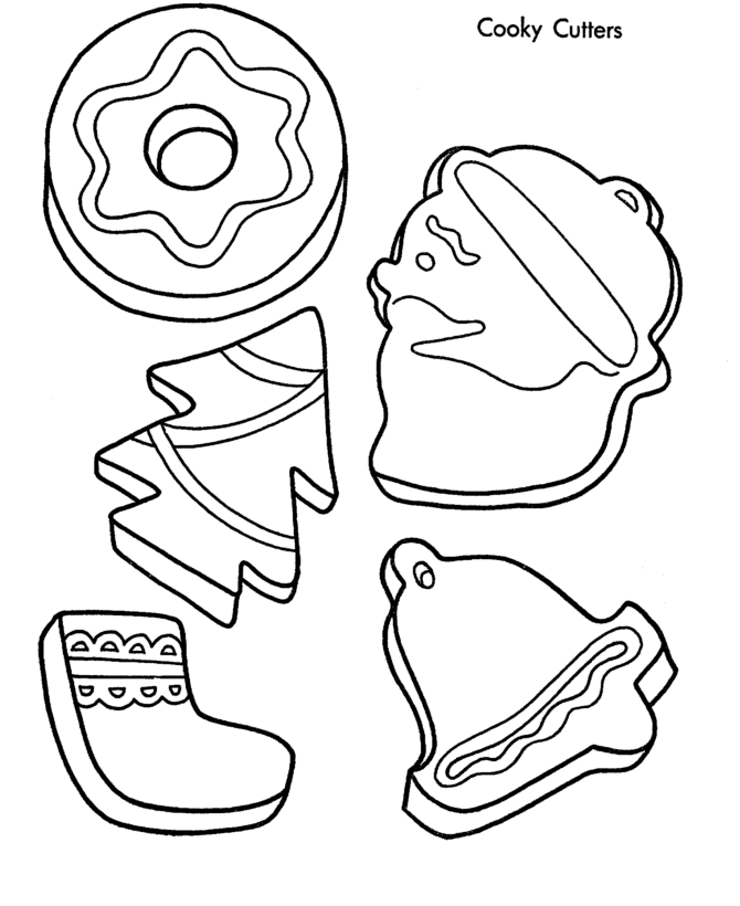 Christmas Cookies Coloring Pages - 17 Best images about Free Printable