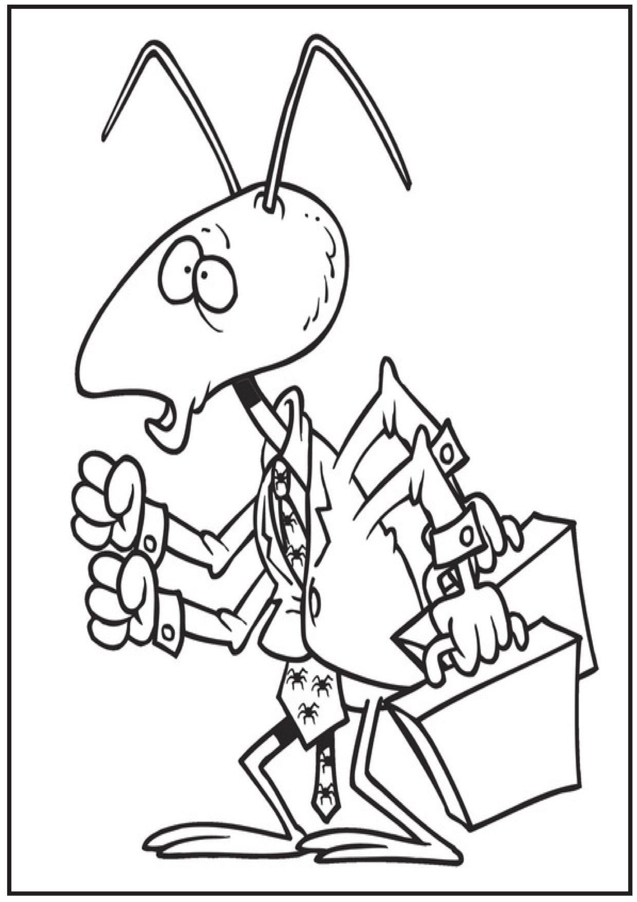 Ant Coloring Pages and Classroom activities