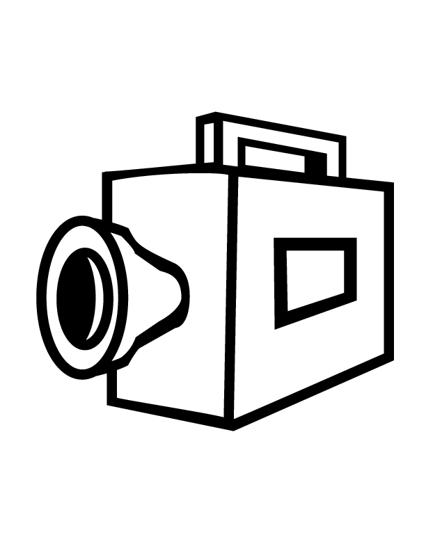 Camera Coloring Pages - Coloring Home