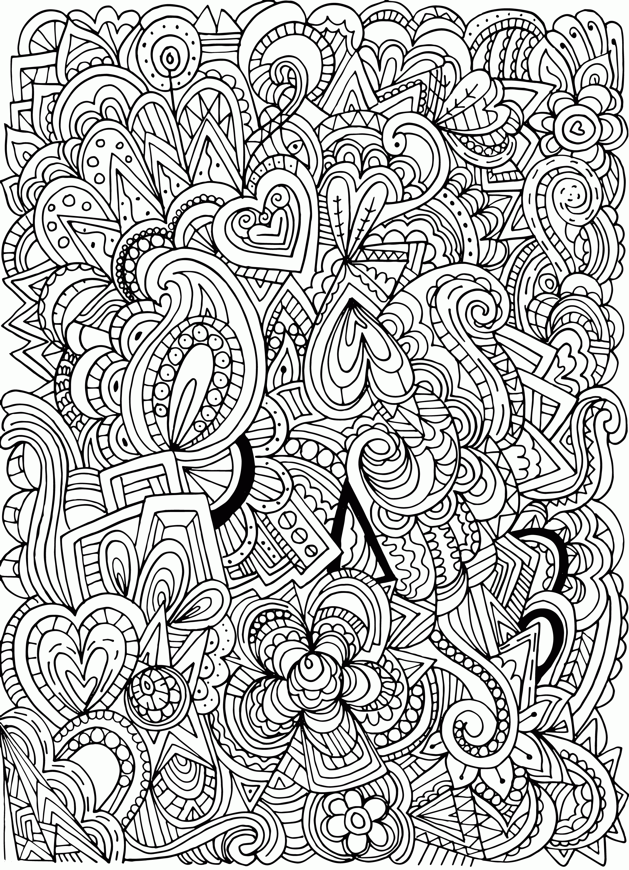Adult Coloring Pages Patterns Coloring Home