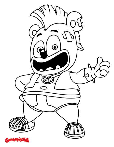 Coloring gummy bear Gummy bear coloring pages clip art library |  Wittie.anayelizavalacitycouncil.com