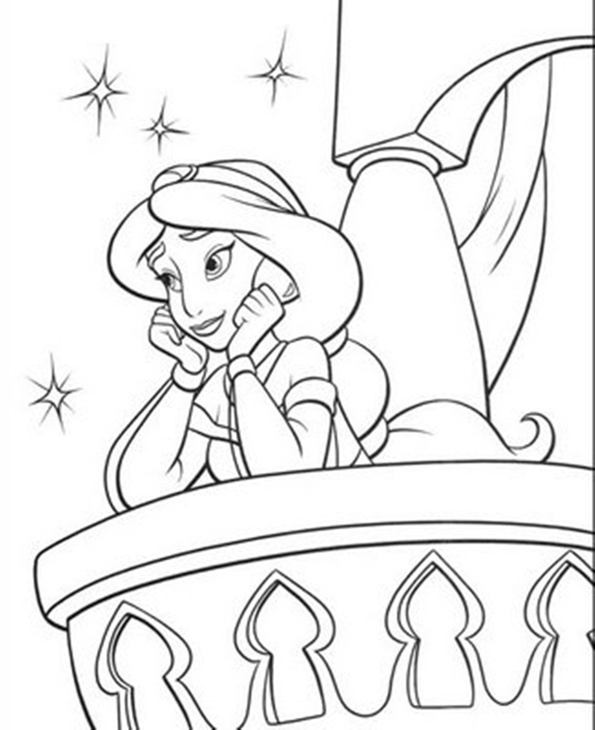 Aladdin Coloring Pages - Koloringpages