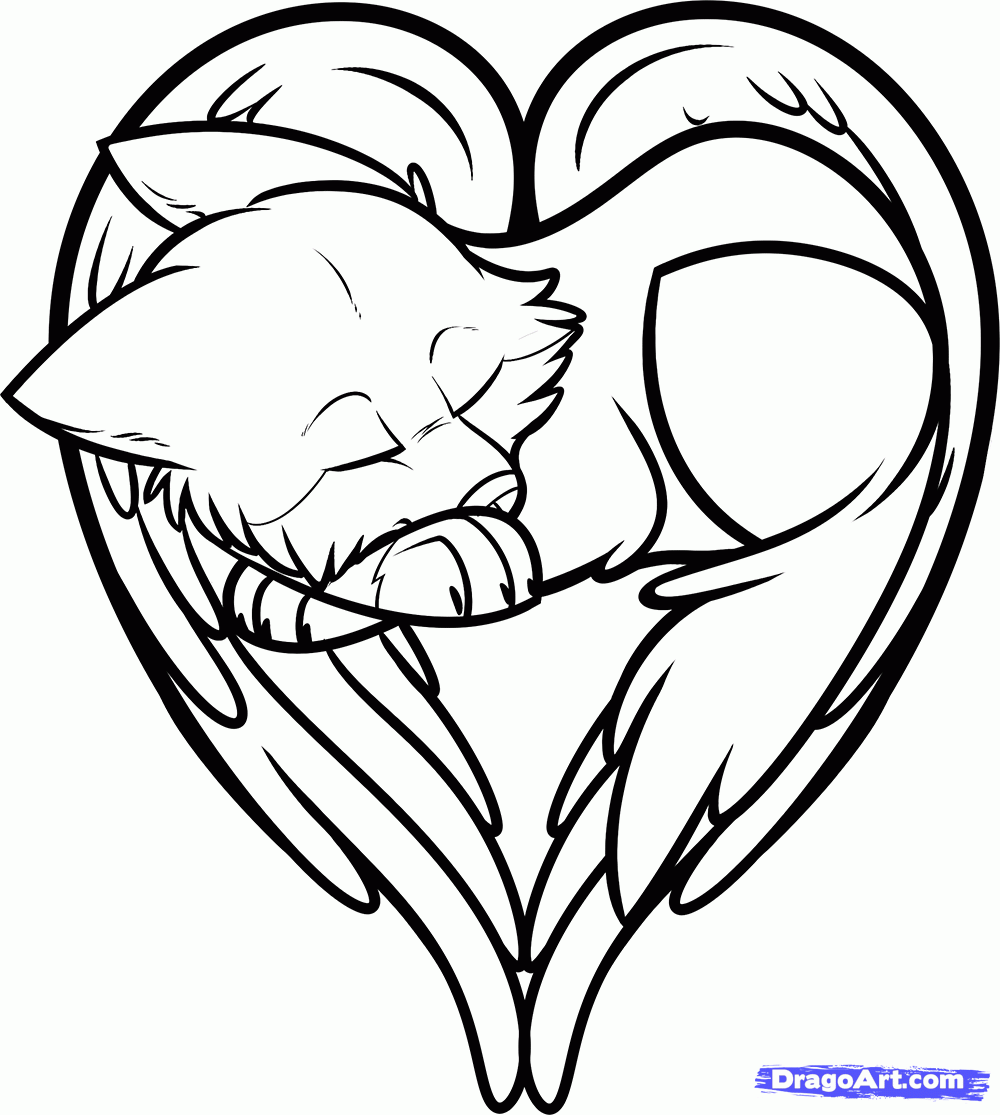 Wolves With Wings Coloring Pages - Coloring Home