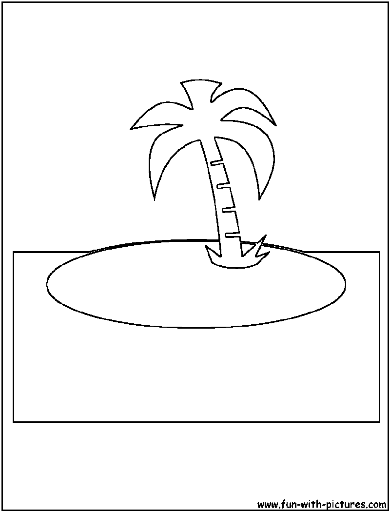 Best Photos of Island Coloring Pages - Island Drawing Coloring ...