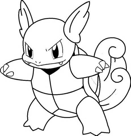Squirtle Coloring Page - Coloring Home