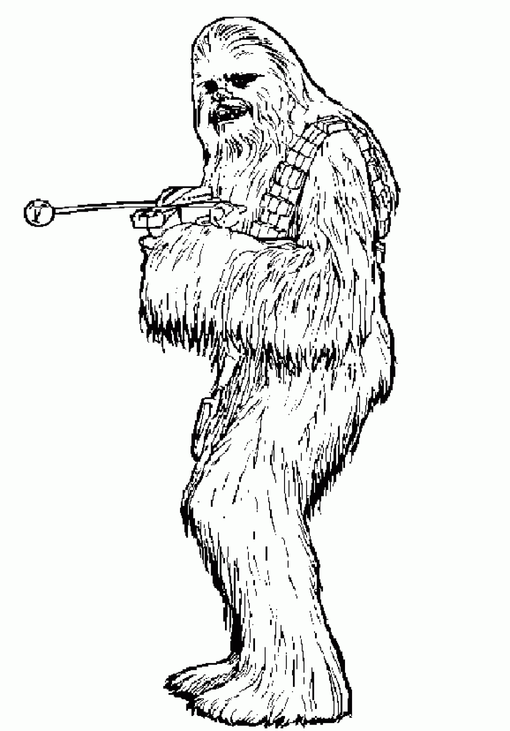 Chewbacca Coloring Page Coloring Home