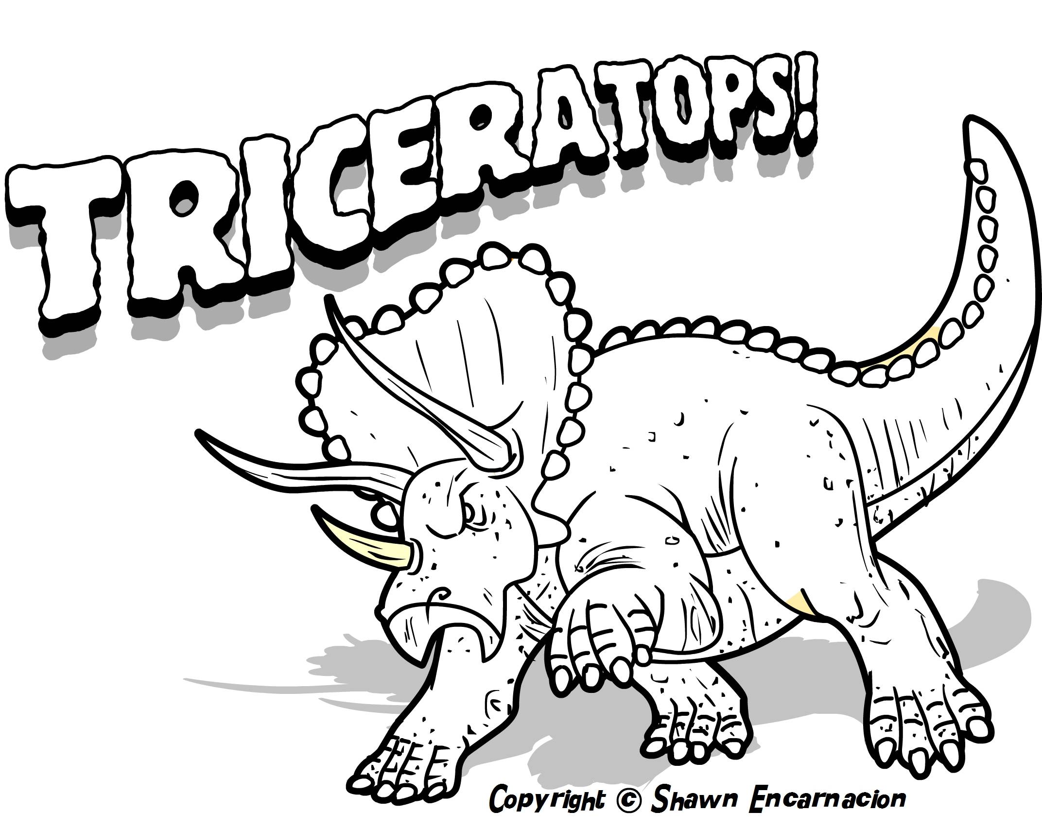 Coloring Pages Of Dinosaurs To Print - Coloring Home