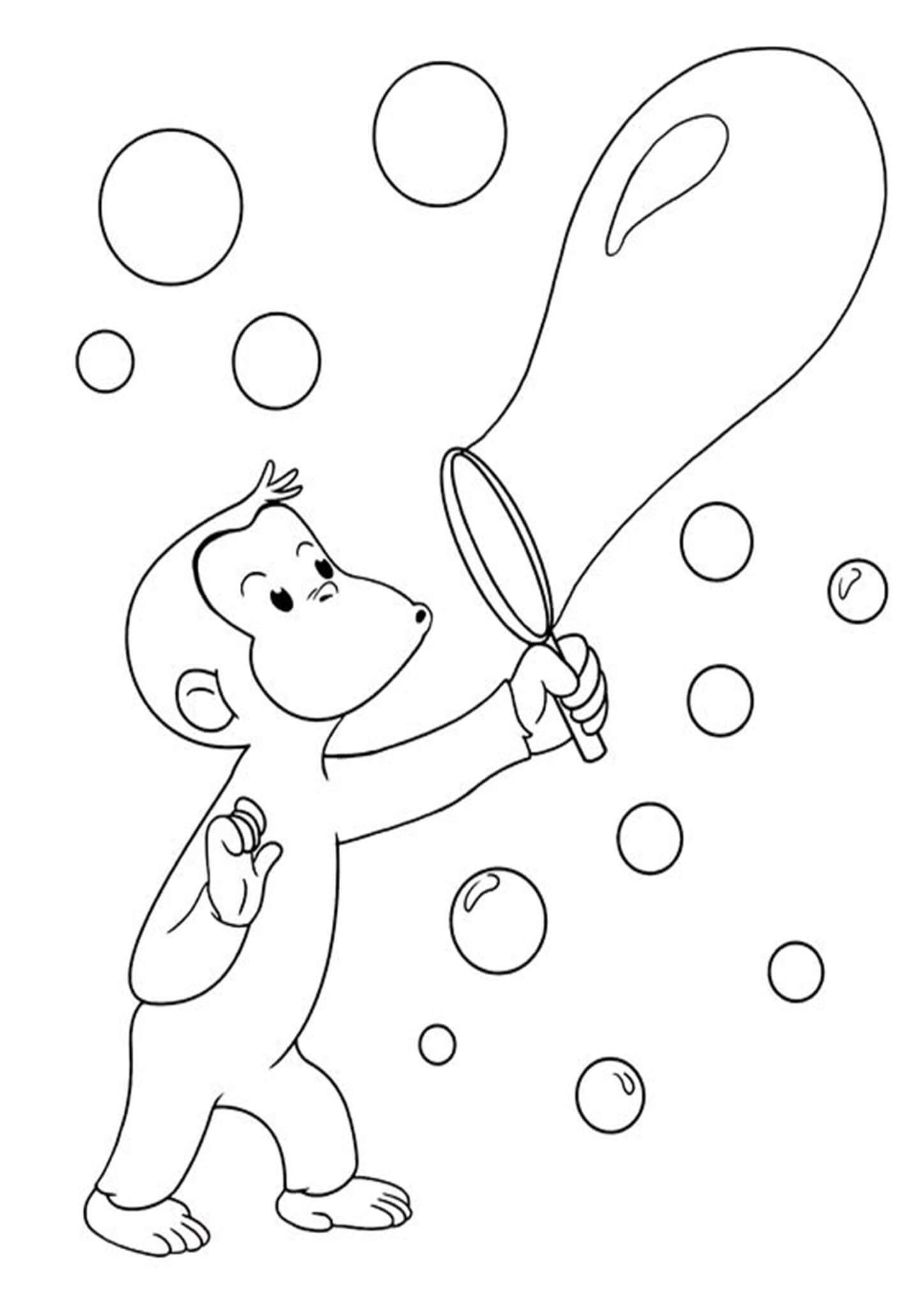 Free & Easy To Print Curious George Coloring Pages | Curious george  coloring pages, Birthday coloring pages, Coloring pages for kids