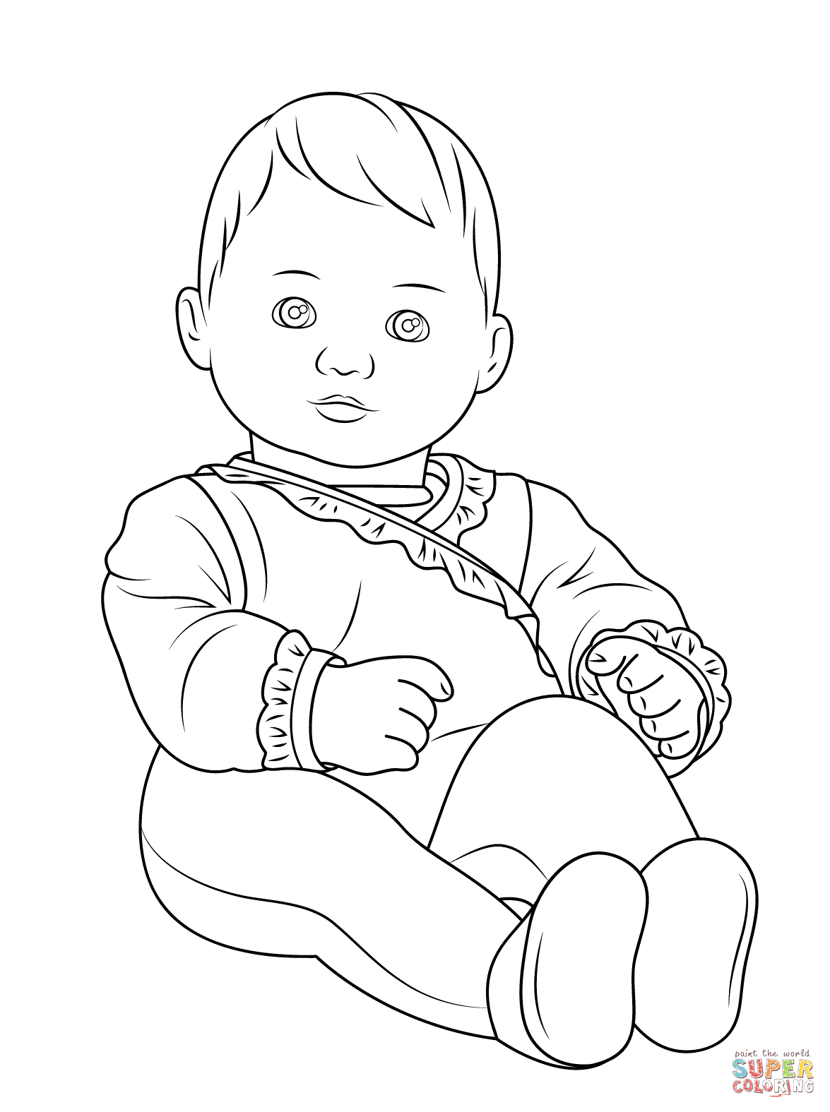 Anime Baby Boy Coloring Pages - Coloring Pages For All Ages