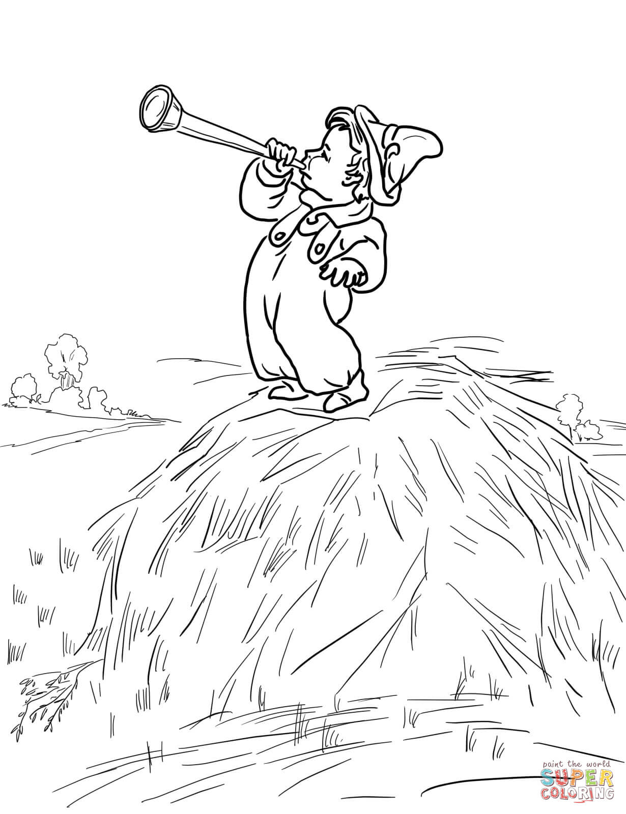 Mother Goose Nursery Rhymes coloring pages | Free Coloring Pages