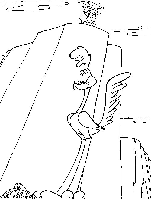 The Road Runner Coloring Pages 1