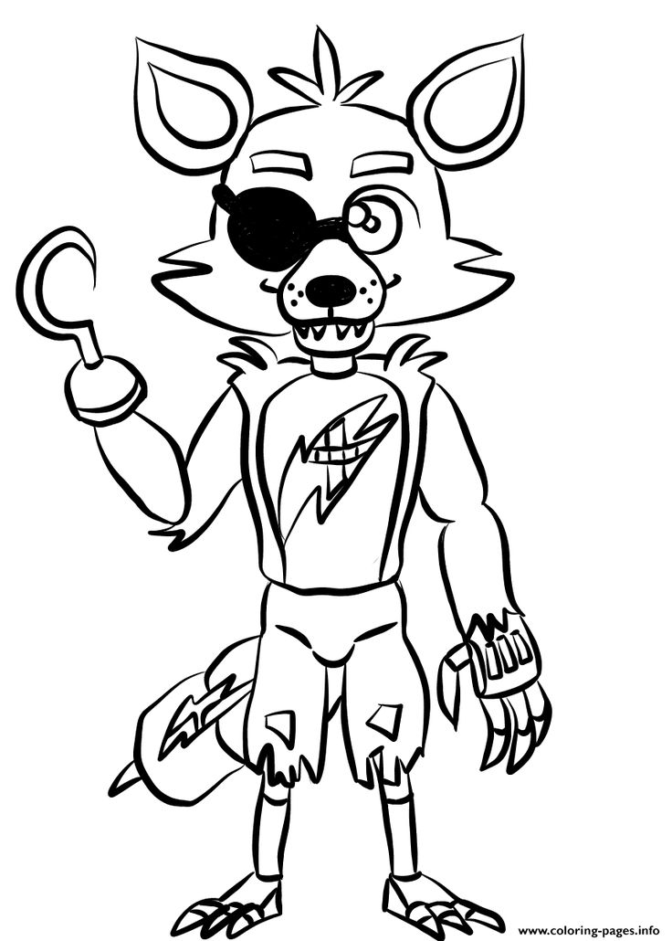 Print foxy fnaf freddys coloring pages ...
