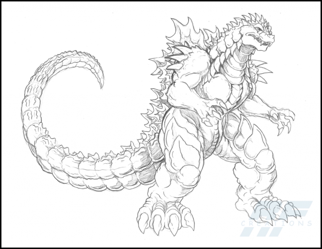 Godzilla Coloring Pages - Whataboutmimi.com
