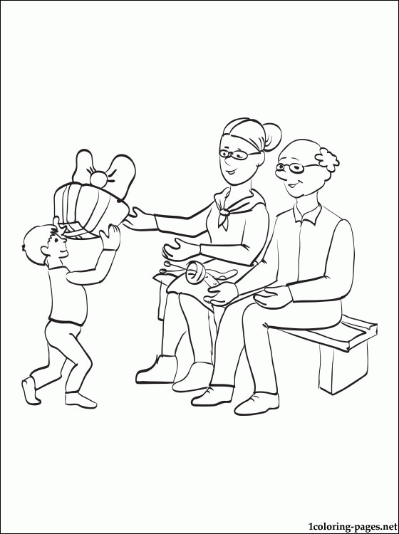 Happy Grandparents Day Coloring Pages - Coloring Home