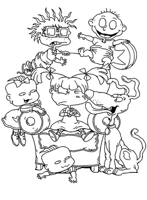 Picture of the Rugrats Coloring Page | Color Luna