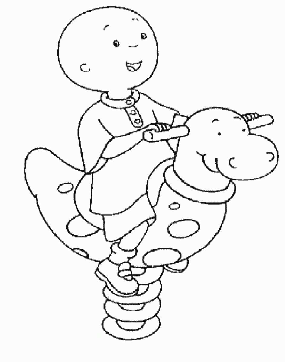 Sprout Online Caillou Coloring Pages Sketch Coloring Page