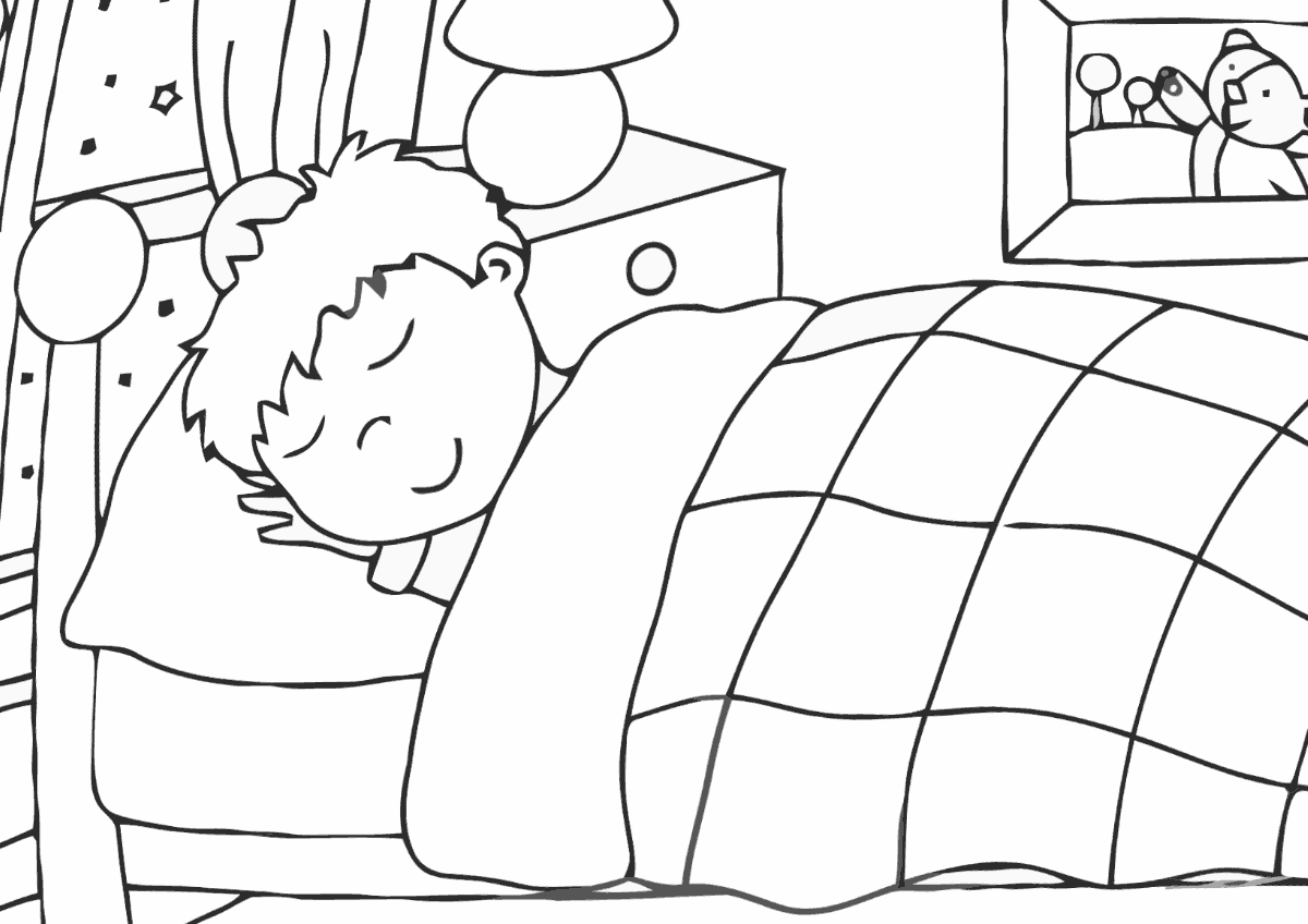 Sleep coloring pages | Coloring pages to download and print