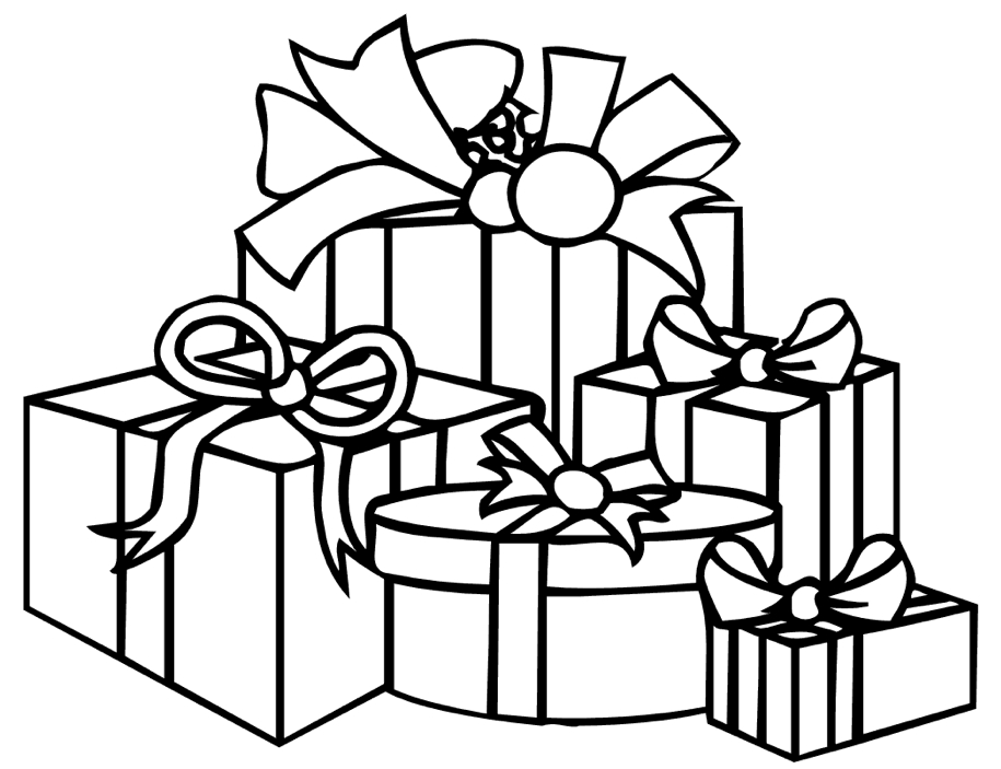 Presents Coloring Pages – coloring.rocks!