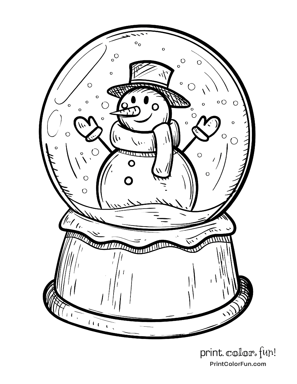 Coloring Pages : Free Snow Globeing Page My Little Pony For Kindergarten  Printable Christmas Staggering Snow Globe Coloring Page ~ Off-The Wall ATL