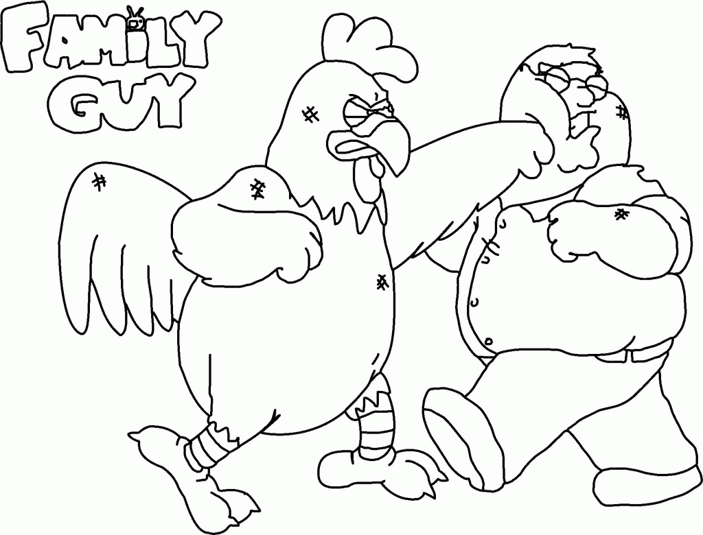 Related Family Guy Coloring Pages item-10346, Family Guy Coloring ...