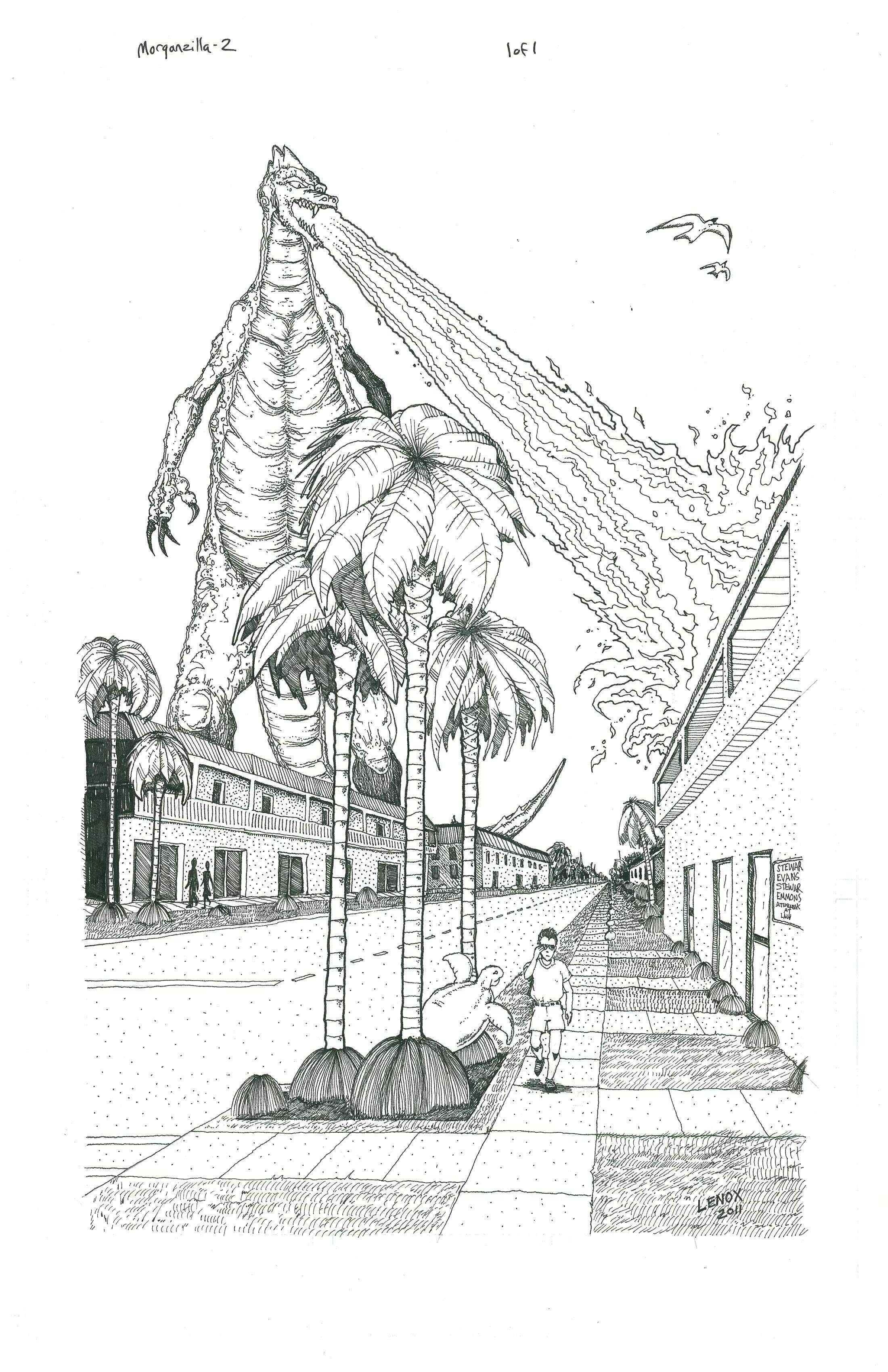 godzilla coloring pages - Free Large Images