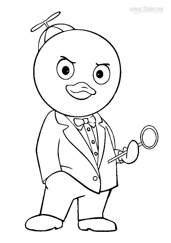 Printable Backyardigans Coloring Pages For Kids | Cool2bKids | Coloring  pages, Nick jr coloring pages, Cartoon coloring pages