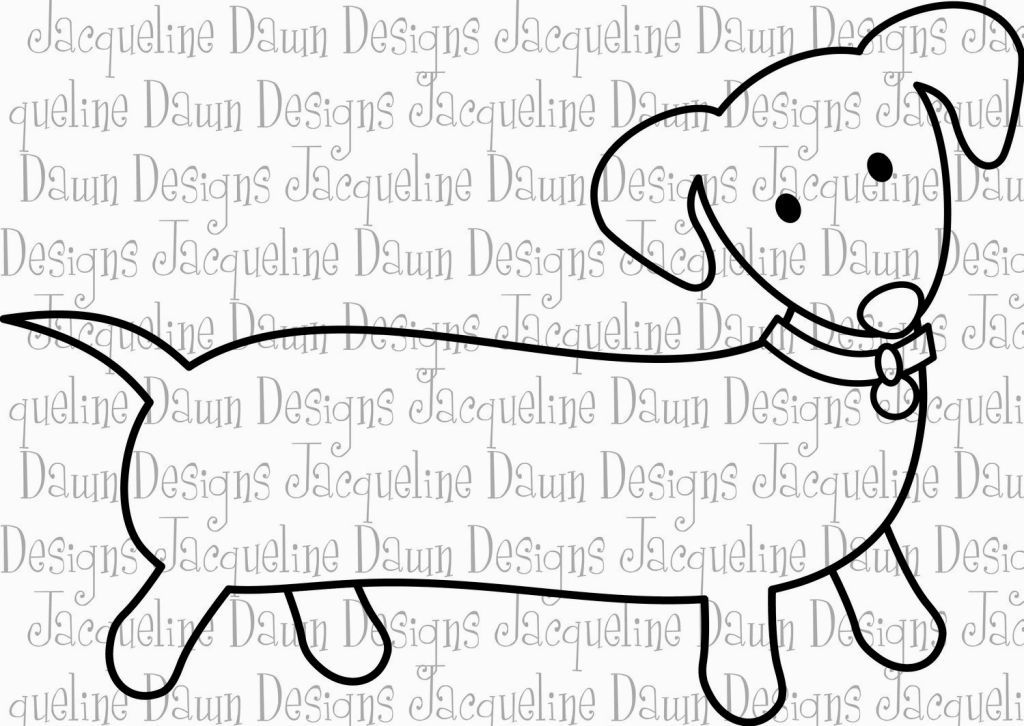 Weiner Dog Coloring Pages | Coloring Pages