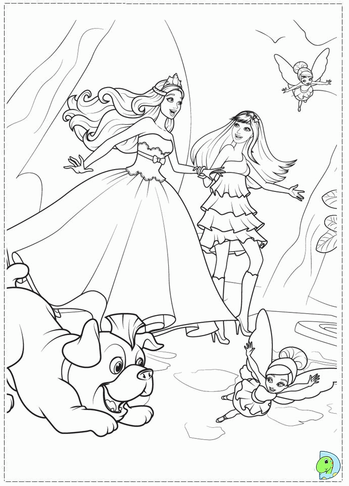 Barbie Princess Popstar Coloring Pages - Ð¡oloring Pages For All Ages