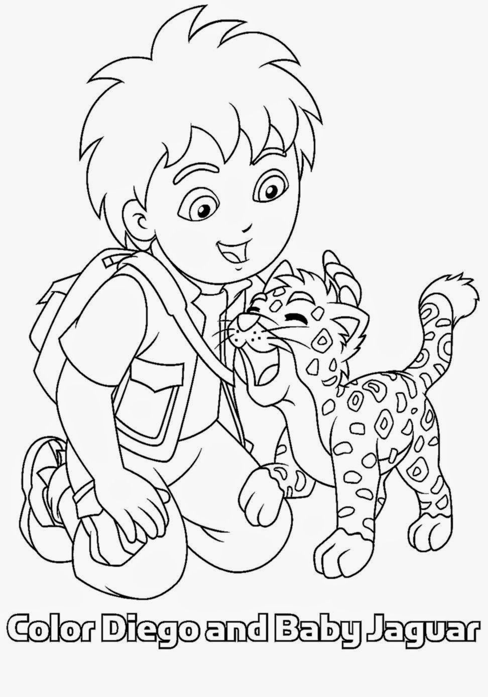 Diego Coloring Book | Free Coloring Pages
