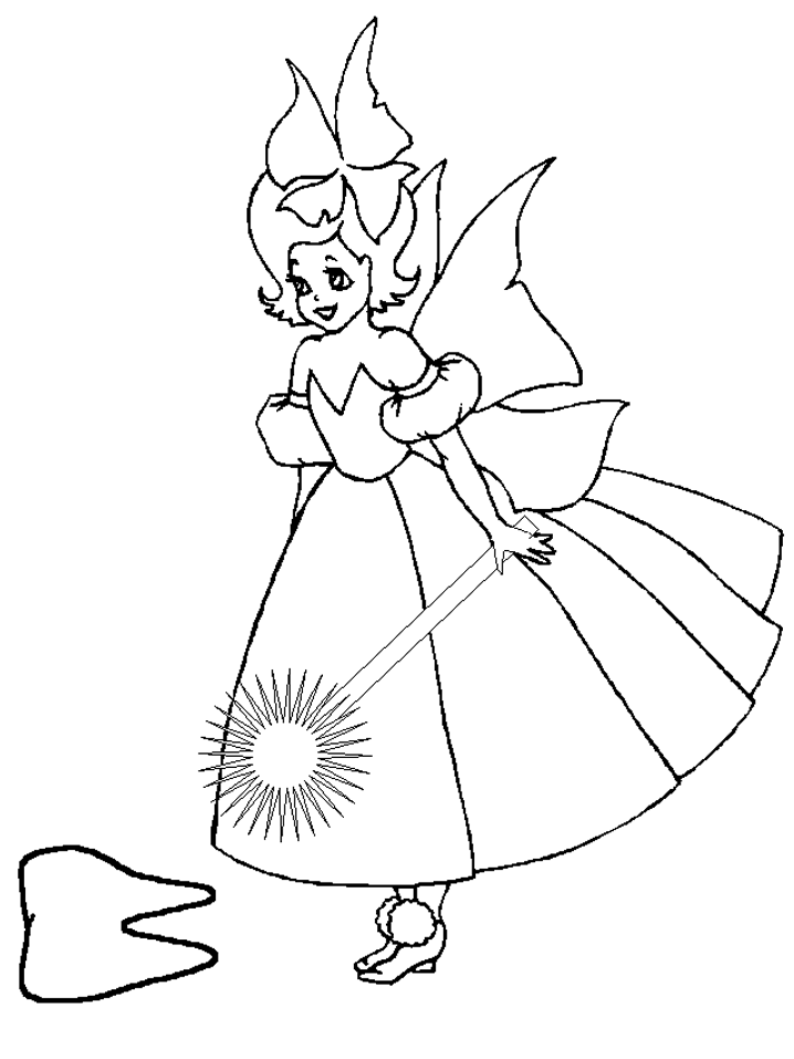 tooth fairy craft. draw yourself with a big smile. coloring pages ...