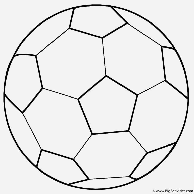 Soccer Ball Coloring Page | www.imghulk.com
