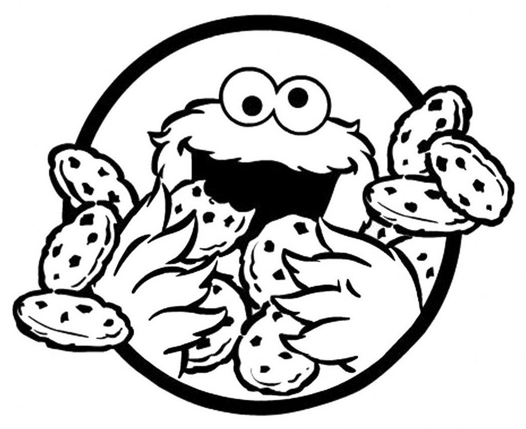 Cookies Coloring Page - Coloring Home
