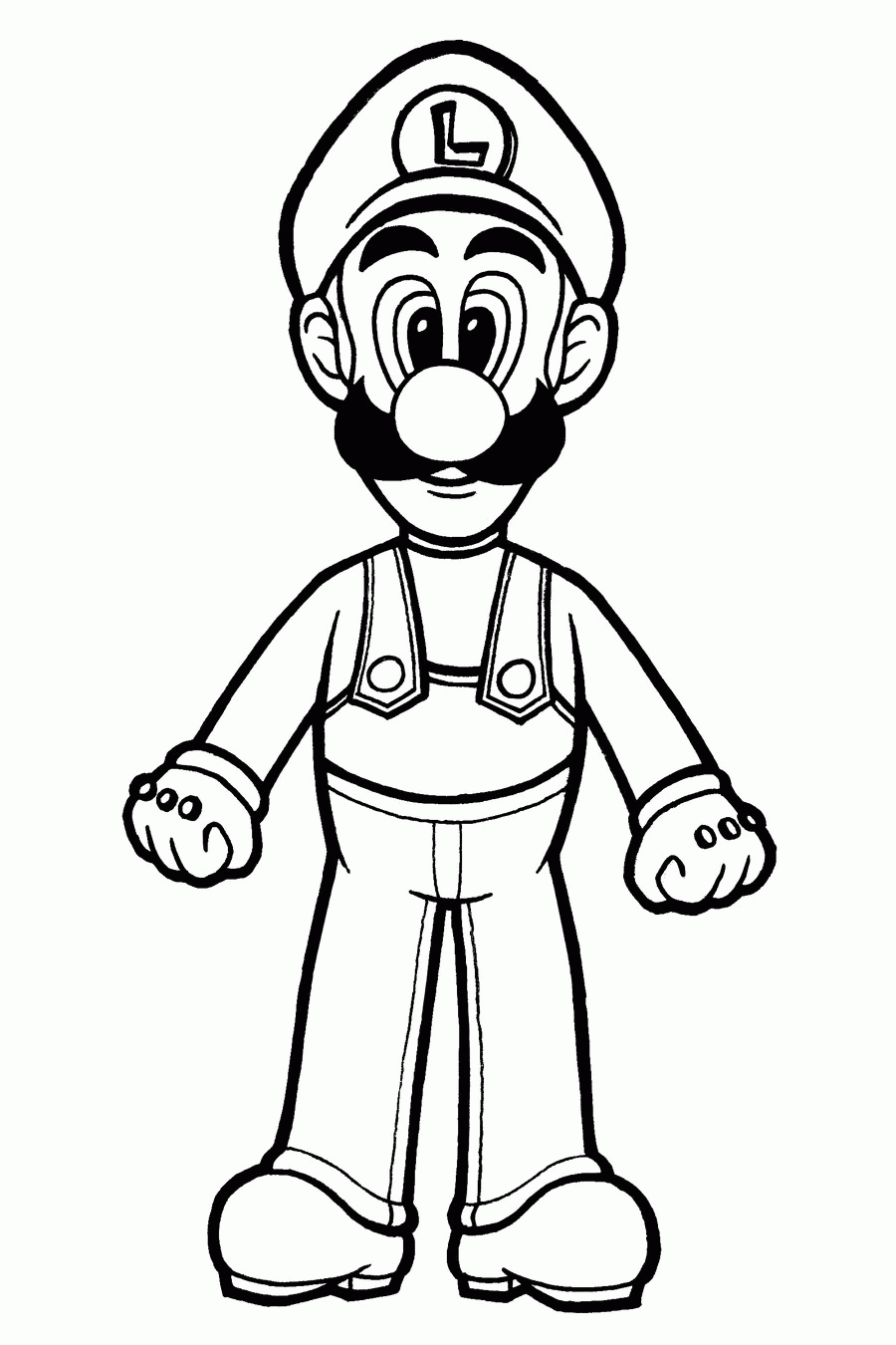 Luigi And Mario Coloring Pages Coloring Home