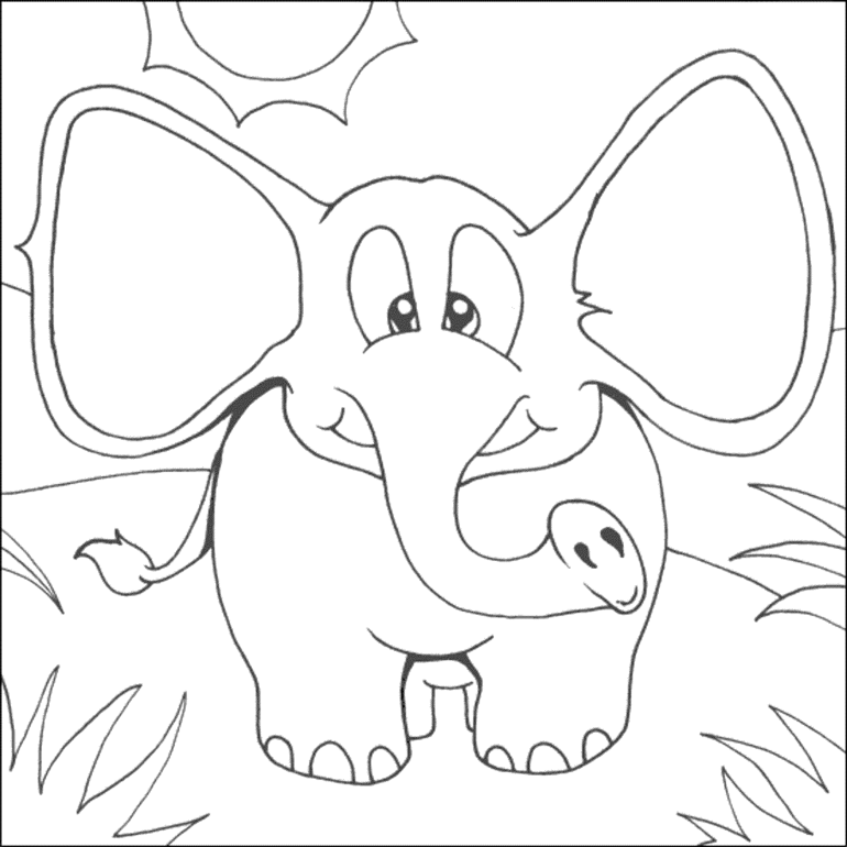 Elephant And Piggie Coloring S – Printable Kids Colouring Pages ...