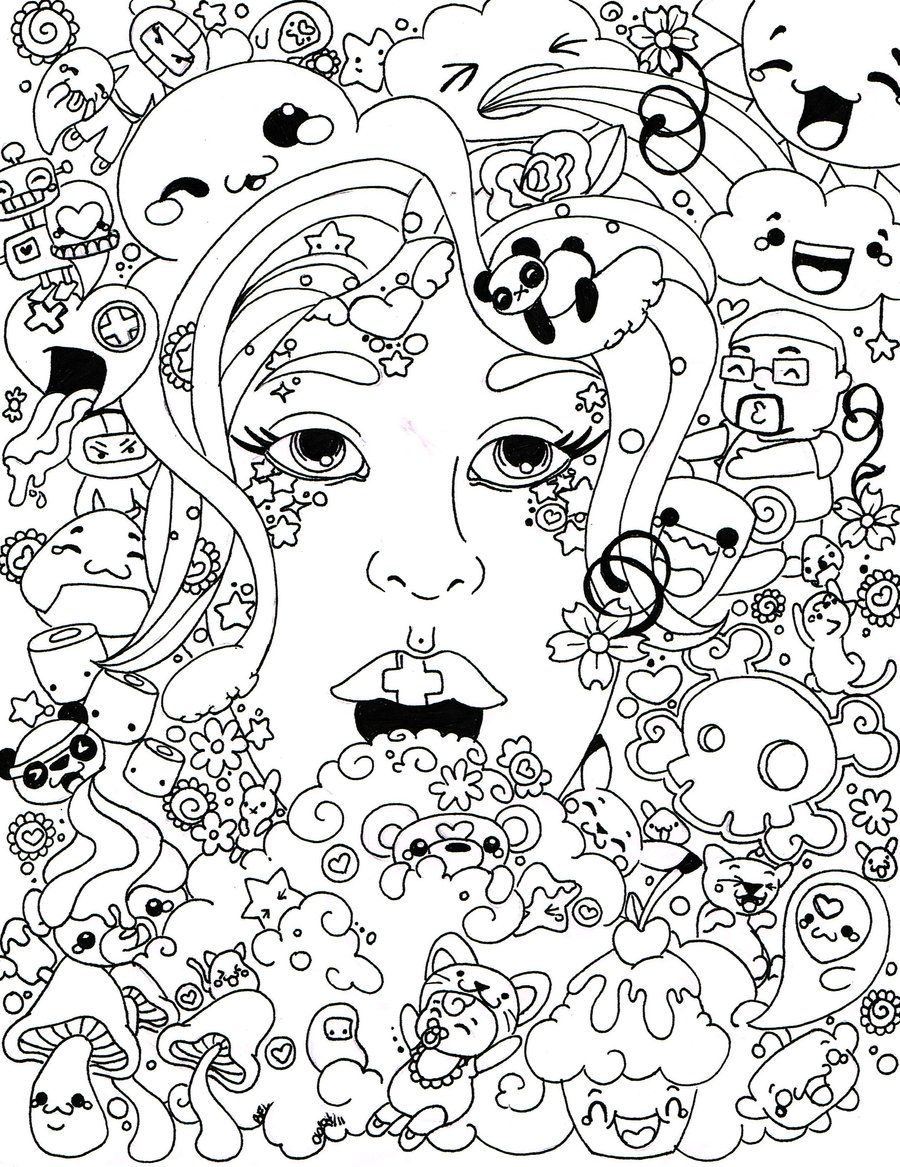 Coloring Pages Trippy Coloring Home