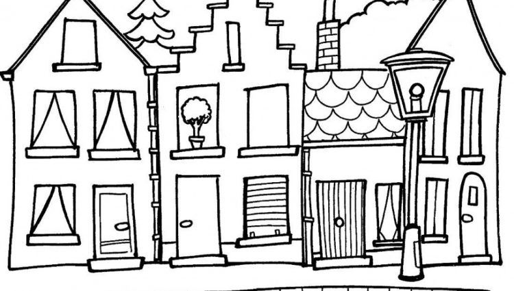 Full House - Coloring Pages for Kids and for Adults