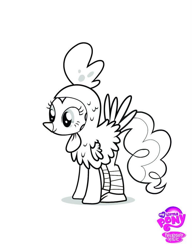 pinkie lili coloring pages - photo #10