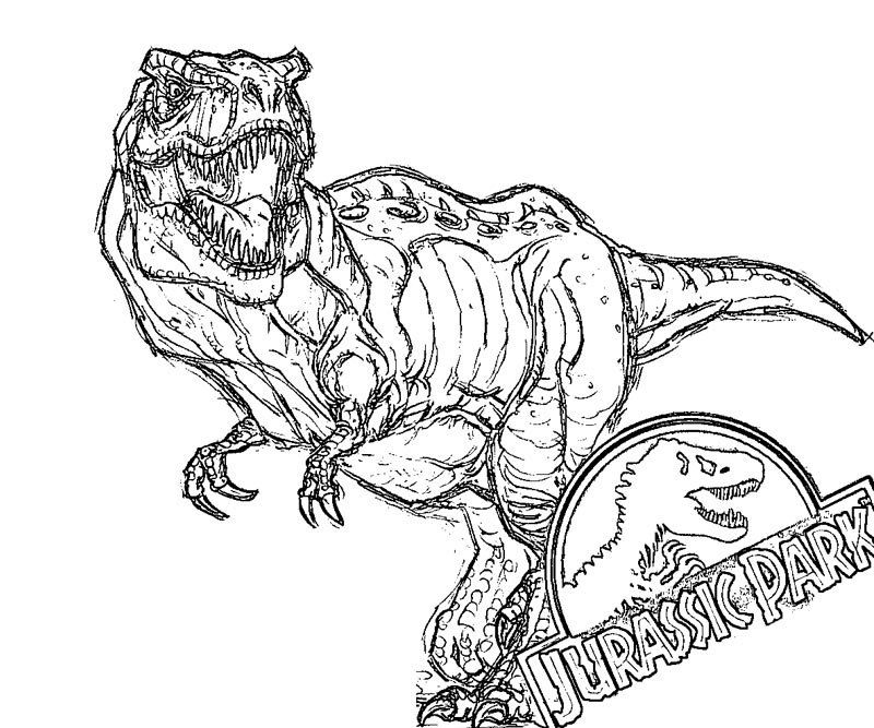 Jurassic Park - Coloring Pages for Kids and for Adults
